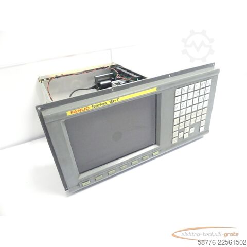 Component Fanuc 18-T 9" CRT/MDI A02B-0120-C041 / TAR / A61L mit D9MM-11A