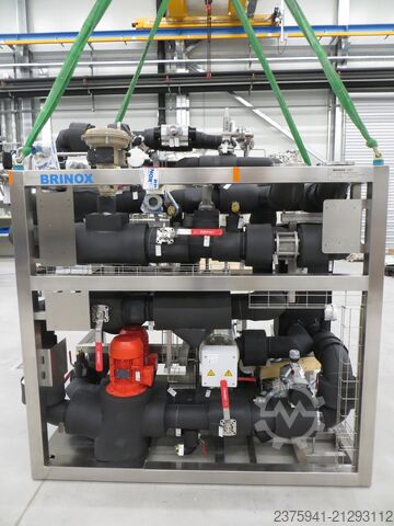GMP wash solution temperature control skid BRINOX LEP 2.3 KK6751 Paket 6