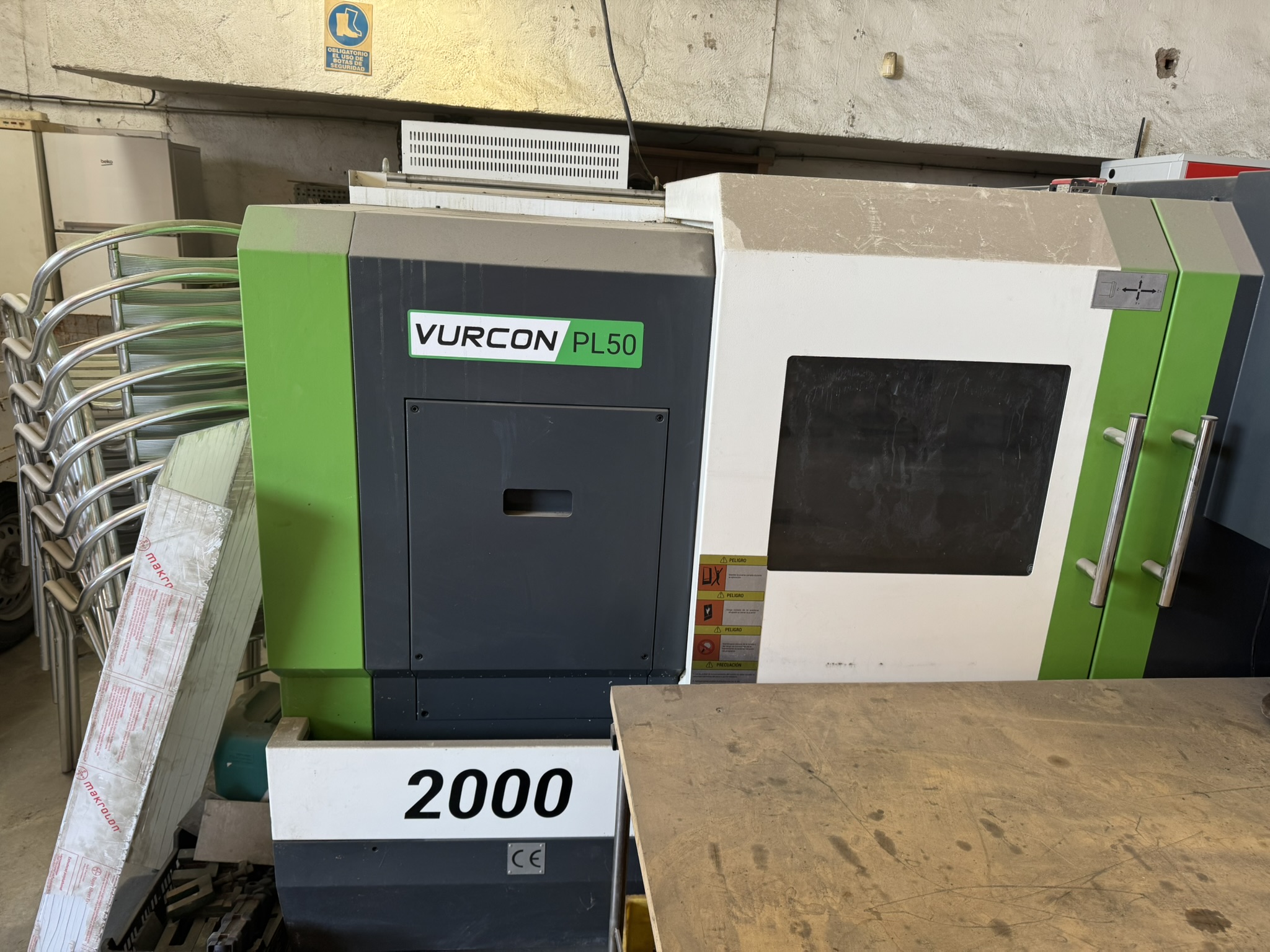 Tour cnc par apprentissage vurcon pl 50 2000 d'occasion