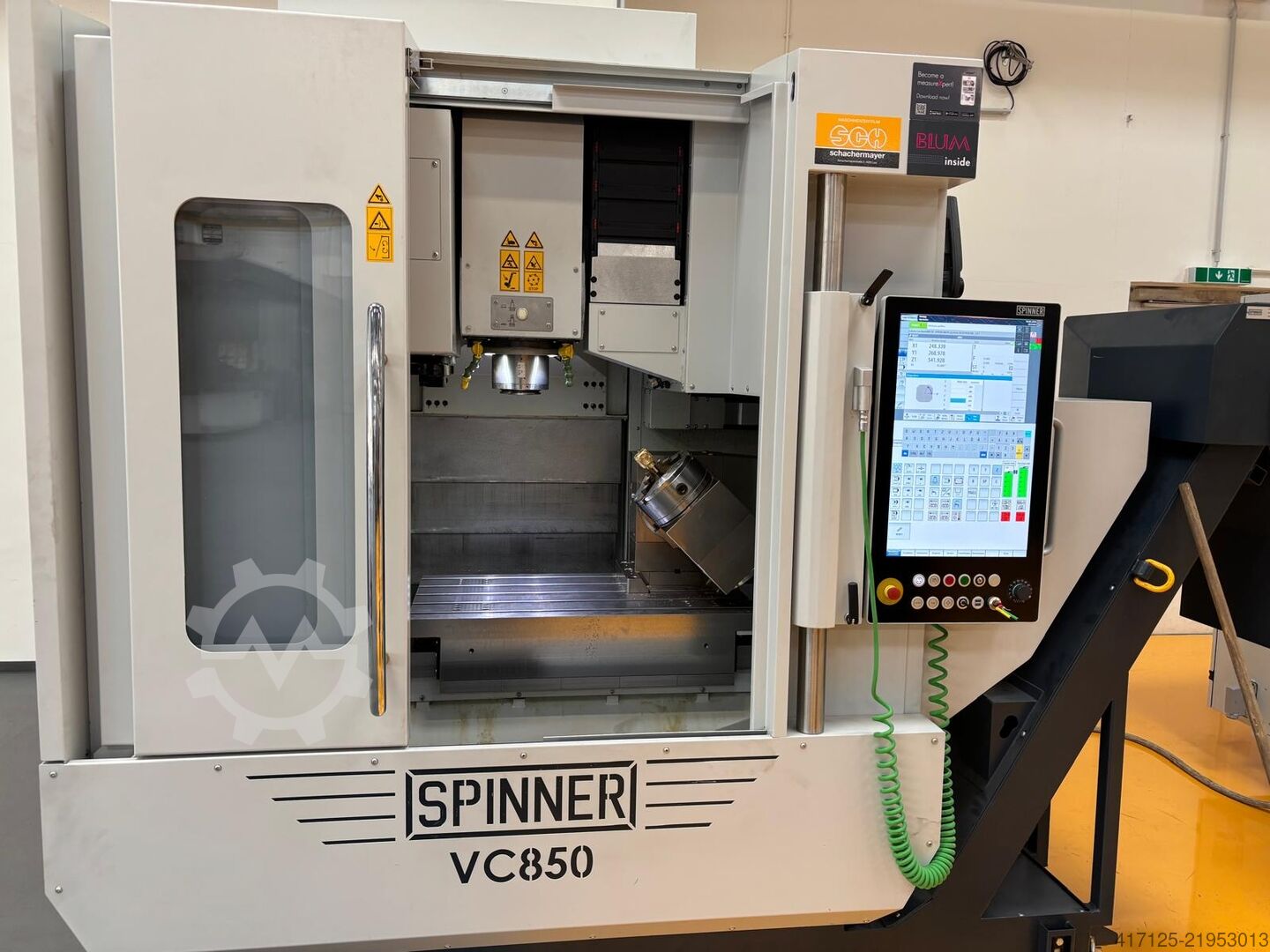 5-axis machining center SPINNER VC850-5A