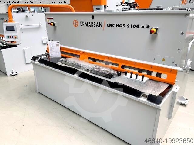 Plate Shear - Hydraulic ERMAK CNC HGS 2100-6