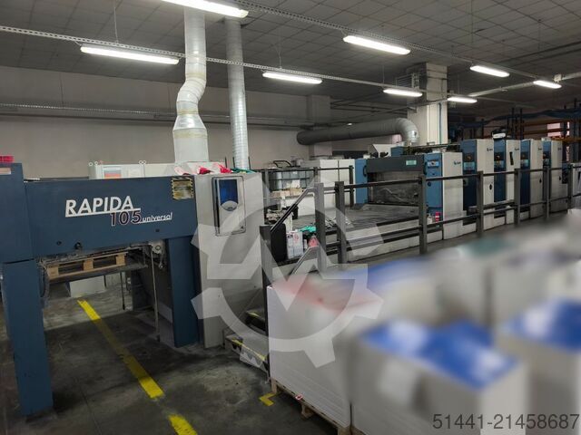 Offset printing press KBA RA105-4+L CX Universal