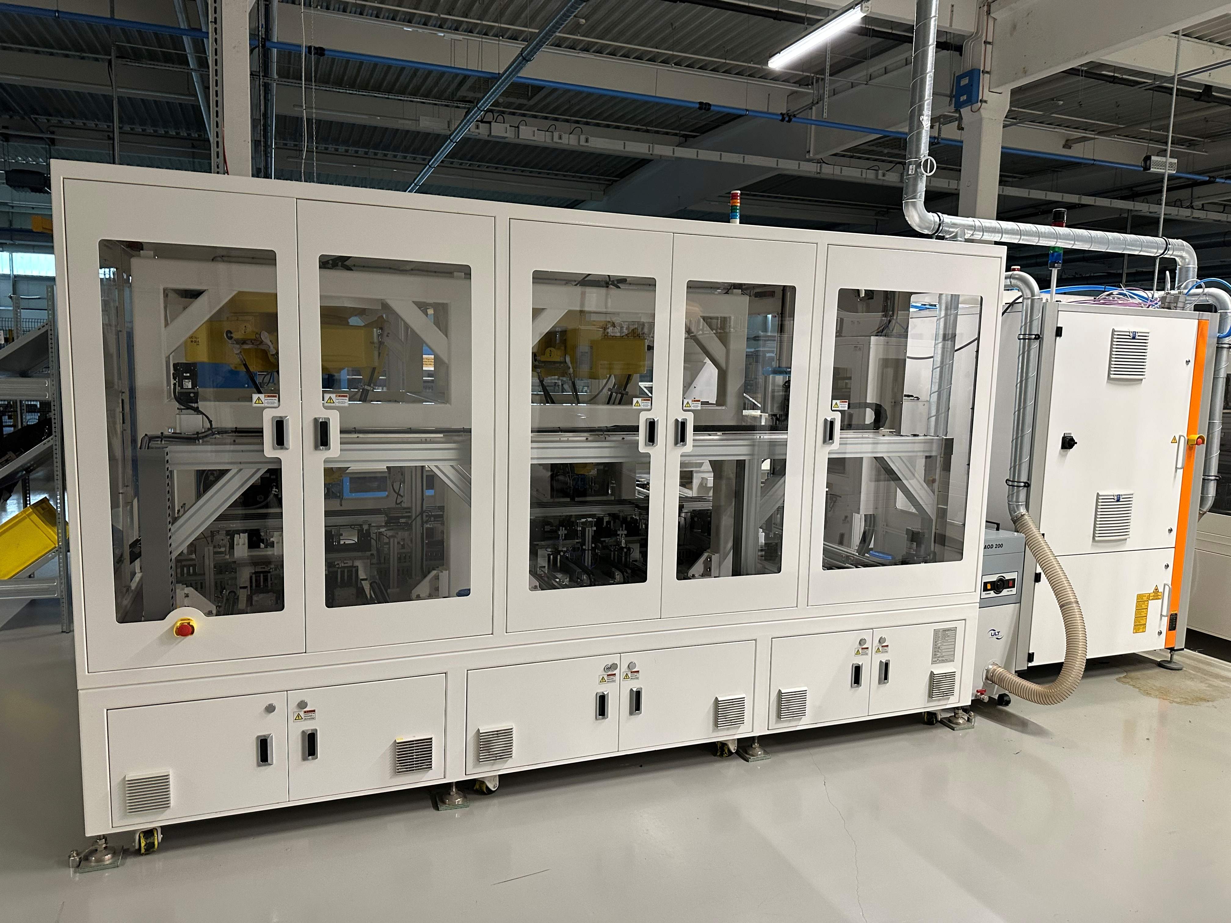 Machine pour l'énergie ECOPROGETTI Photovoltaikmodulen Produktion Anlage gebraucht ECOPROGETTI
