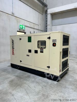 60kVA emergency generator Newpower Generator NWR75 Ricardo Notstromaggregat