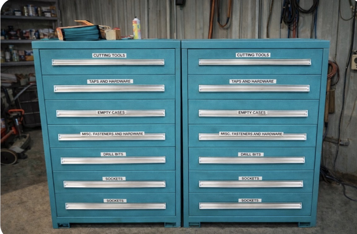 Rayonnages à palettes Stanley Vidmar 6 Drawer Cabinet Hot deal