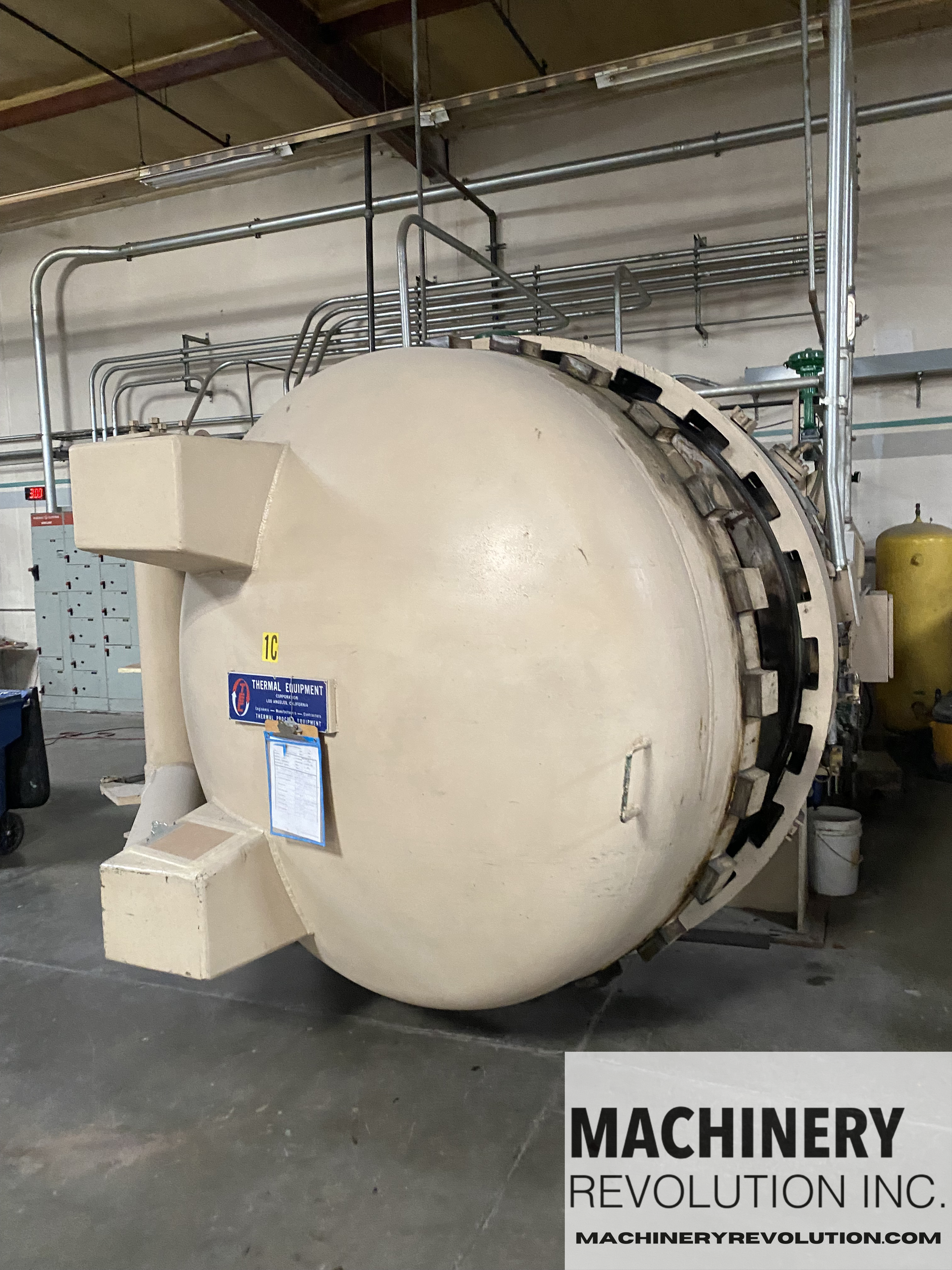 1990 Thermal Equipment Corporation Autoclave 6' x 6' avec commandes numériques Modern 2020 Tarrico