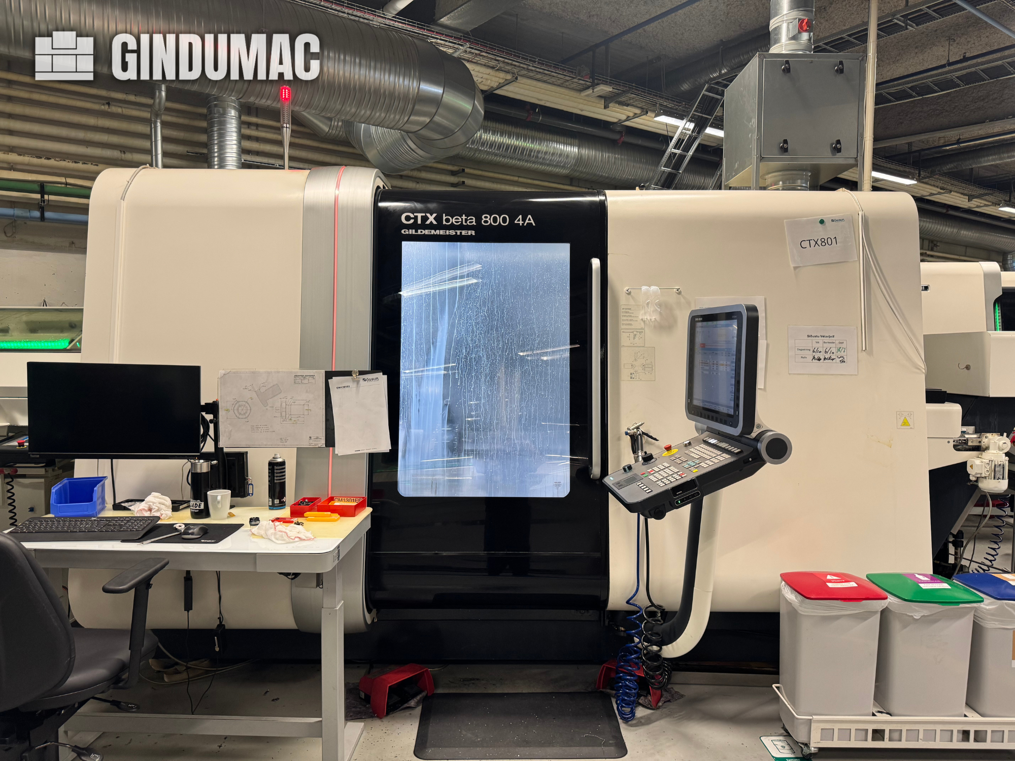Tour cnc DMG MORI CTX Beta 800 4a