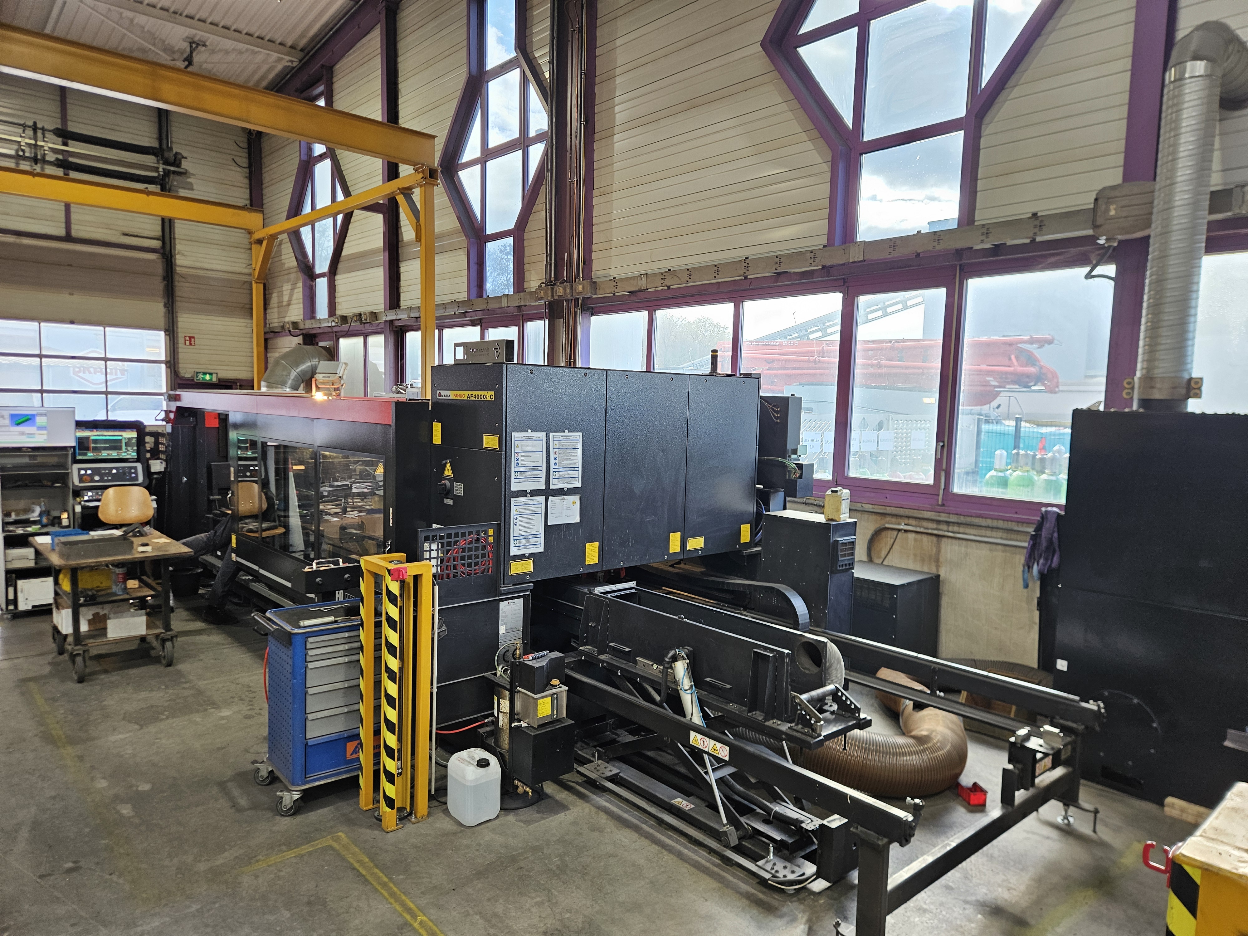 Machine de découpe laser Amada FO 3015 MII d'occasion, 4 000 watts + RI
