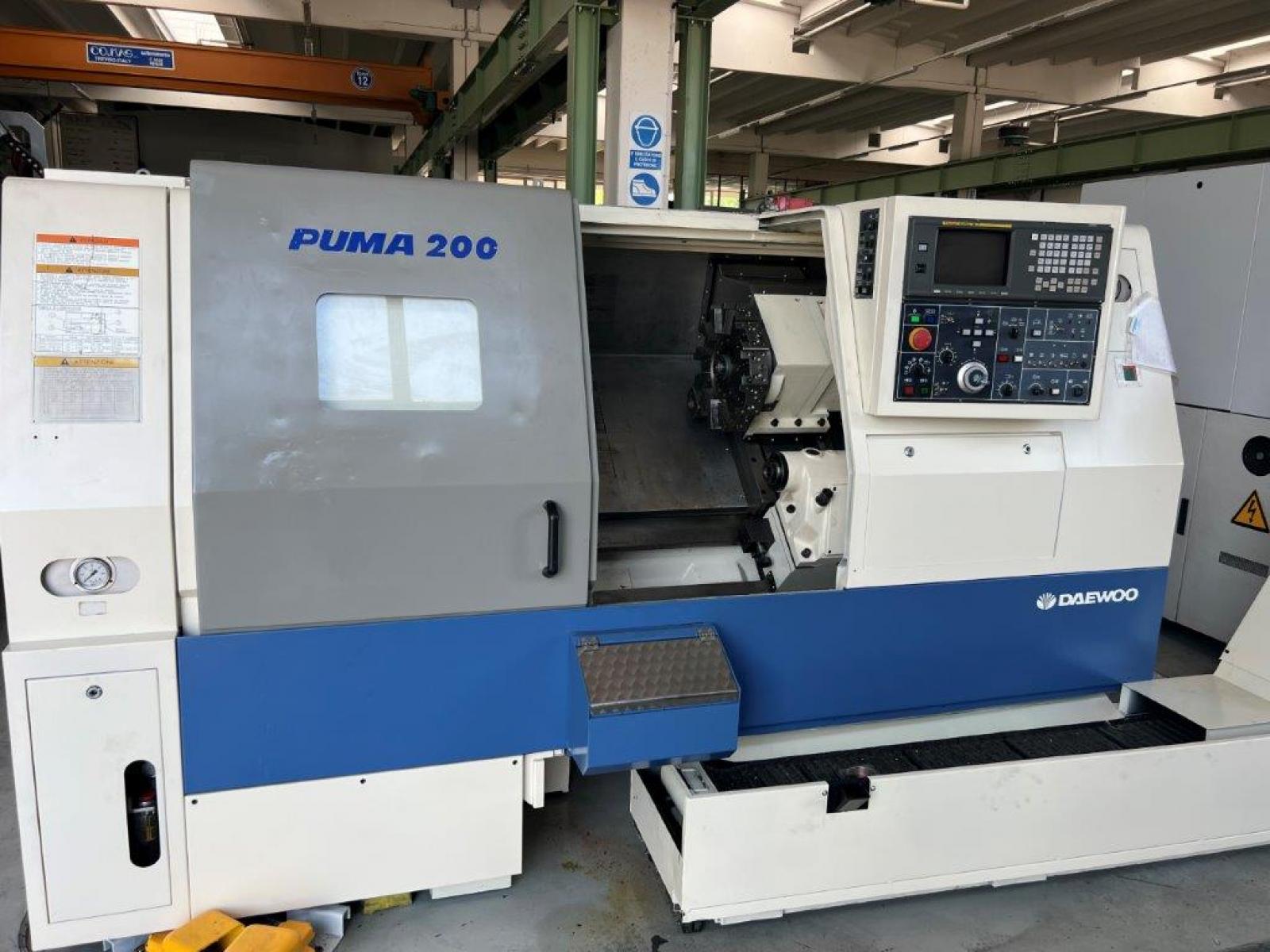Tour cnc avec outils fixes Daewoo PUMA 200 LC d'occasion