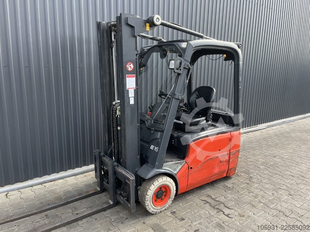 Electric 3-wheel forklift Linde E16-01