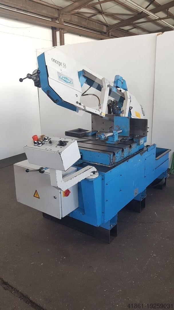 Hydraulic horizontal miter band saw JAESPA Concept 330 GTH