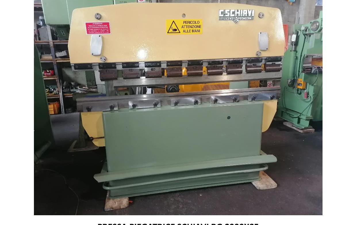 Presse plieuse SCHIAVI 2000X35