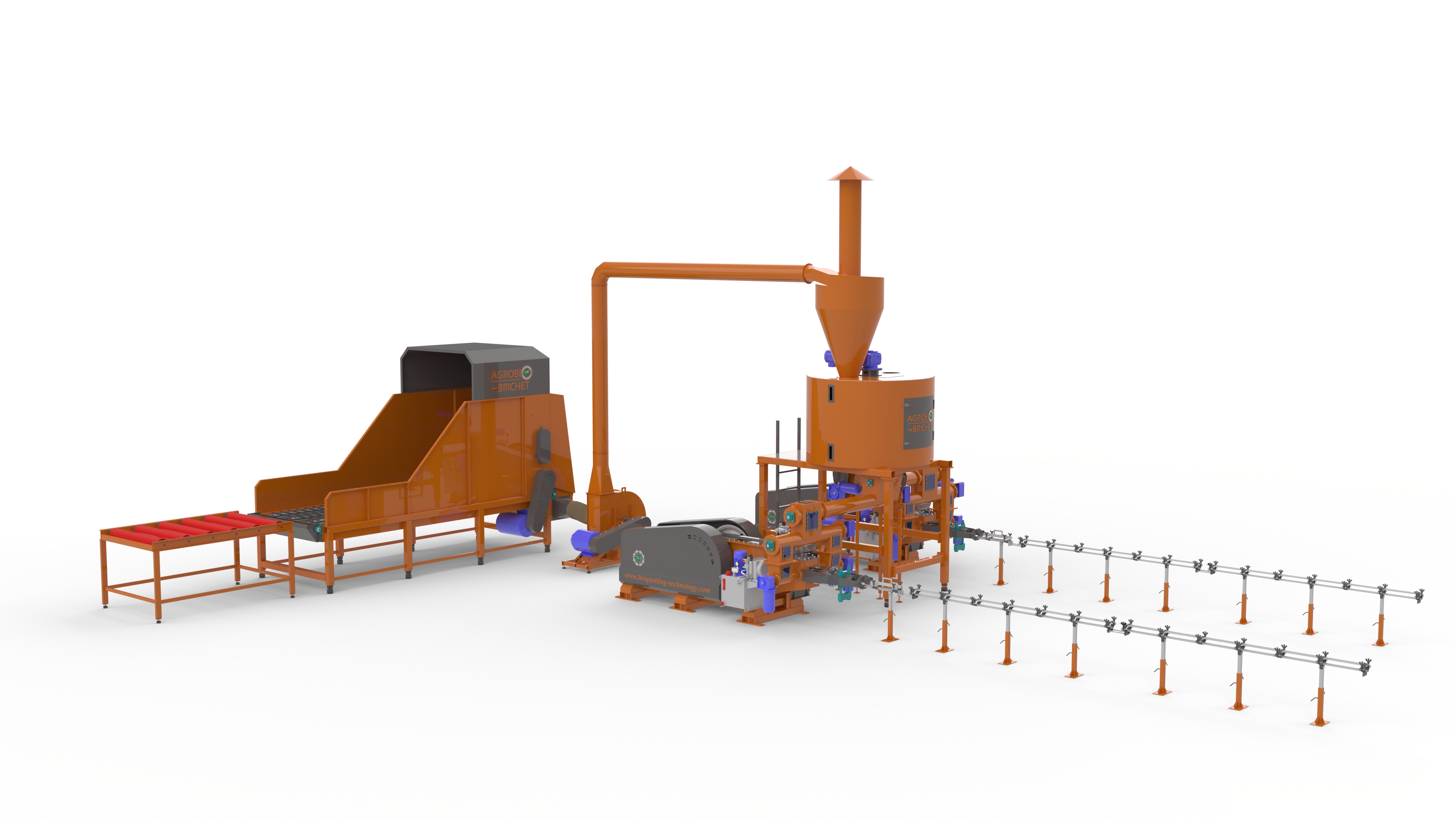 Ligne de production complète Briquetting Technology LBBP-1200