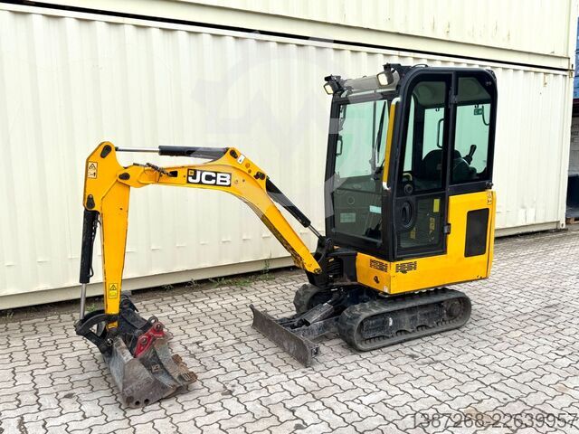 Mini excavator JCB 15C-1 / 1.455 H / 3 x Löffel / Kabine