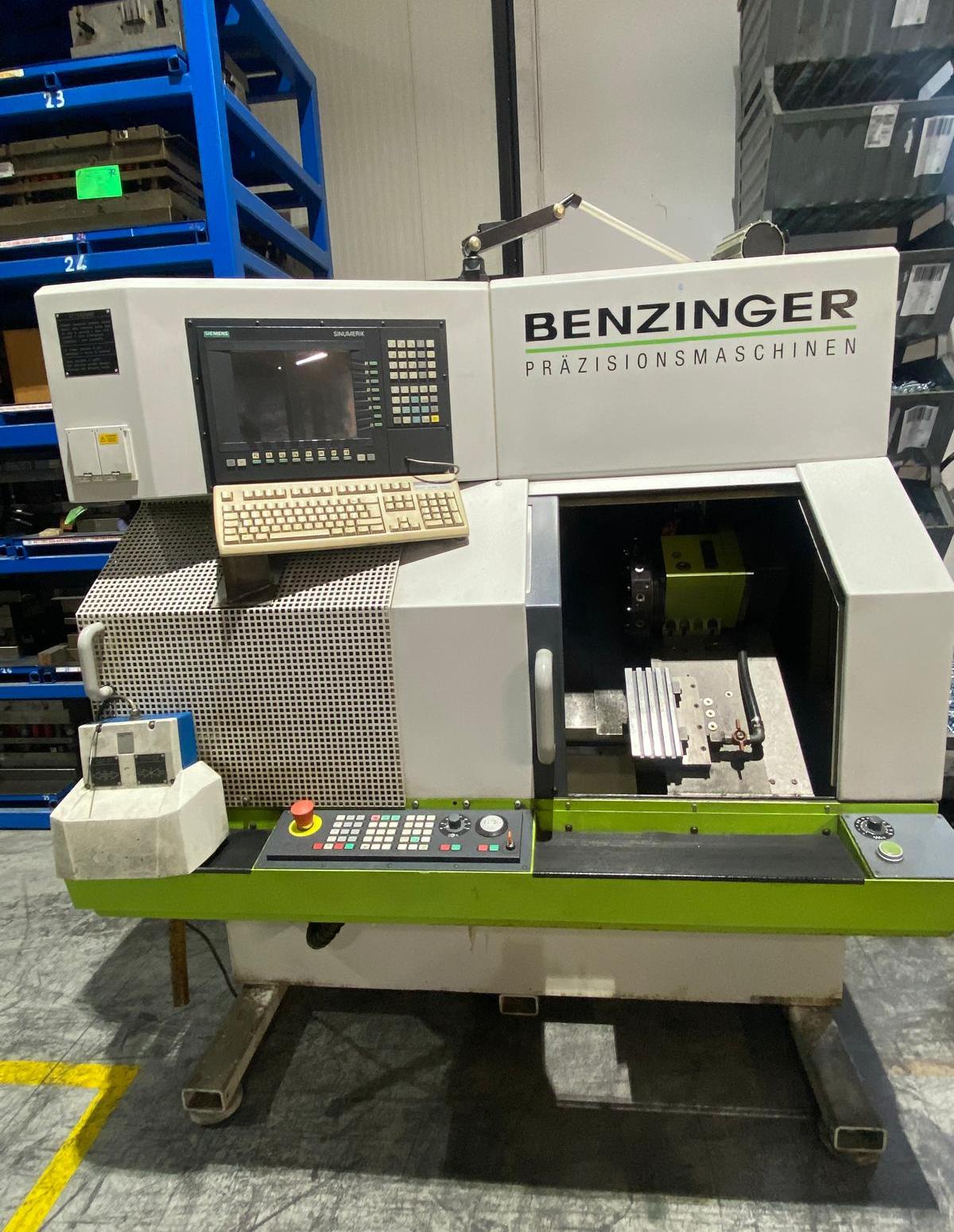 Tour cnc BENZINGER TNC-S Faible nombre d'heures