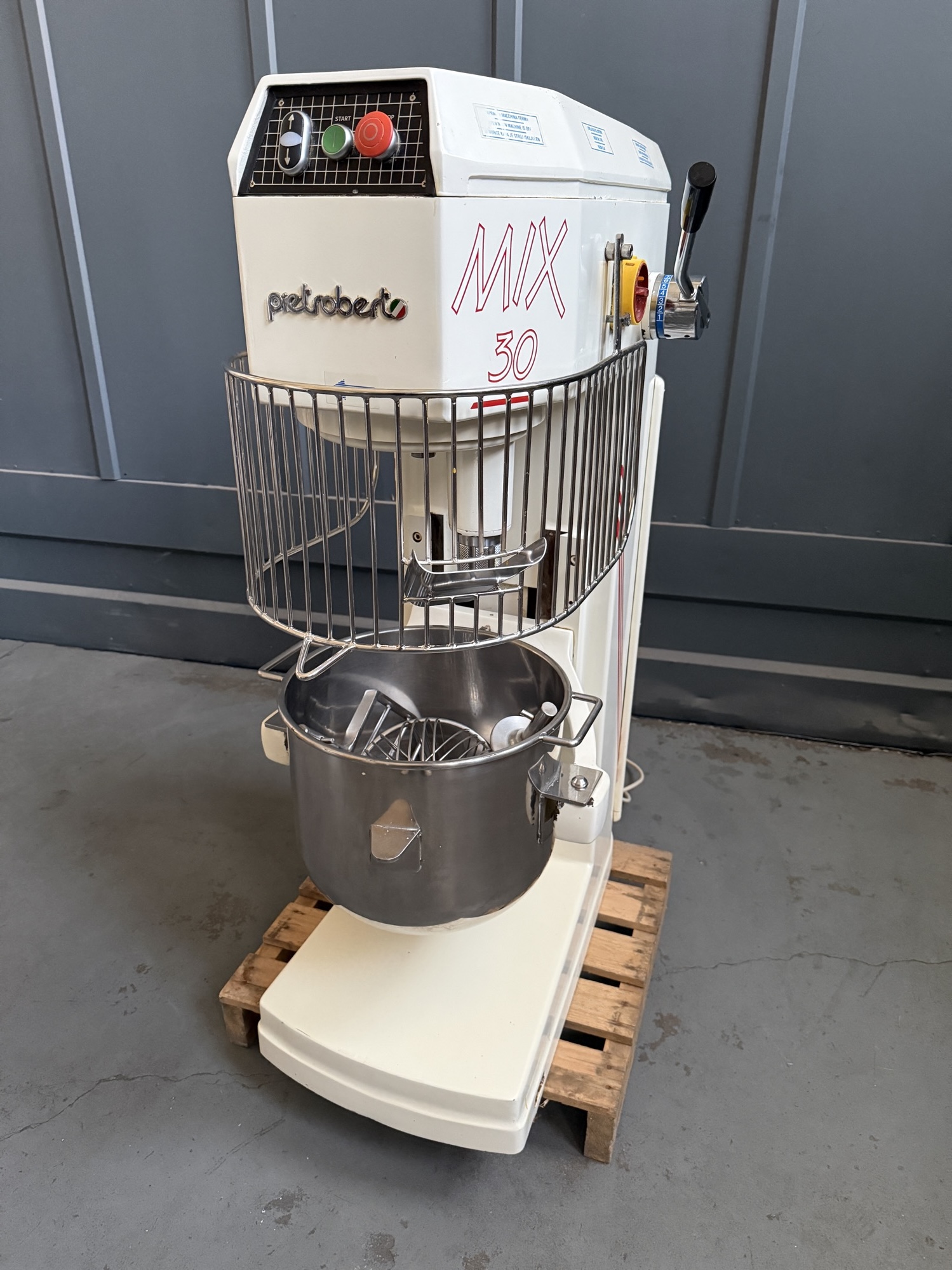 Pétrin Planétaire Pietroberto MIX 30 lt vitesse variable