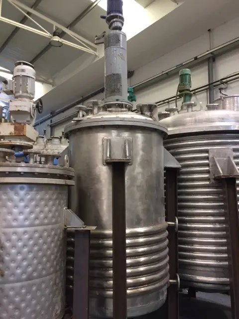 RÉACTEUR INOX 316 1000 LITRES D'OCCASION