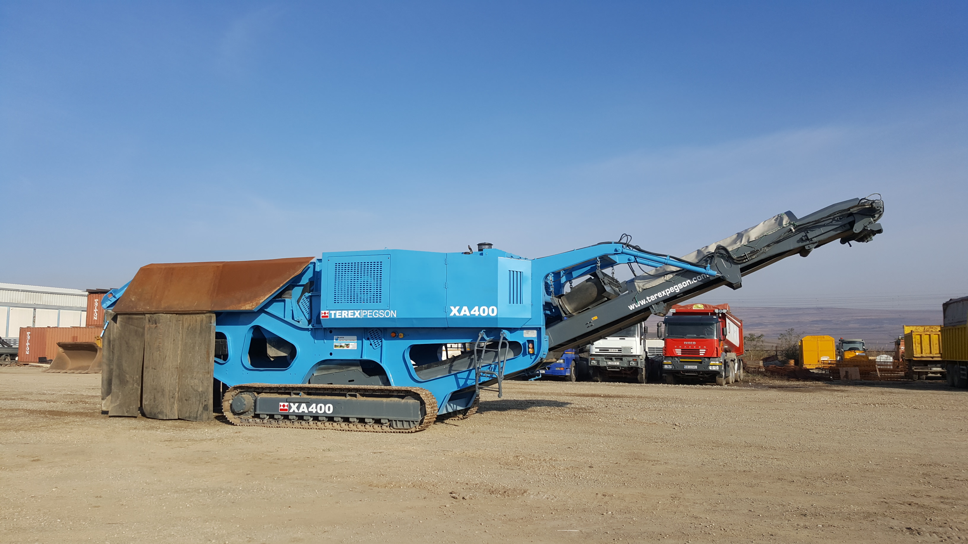Concasseur à mâchoires mobile Terex Xa400 Faible nombre d'heures