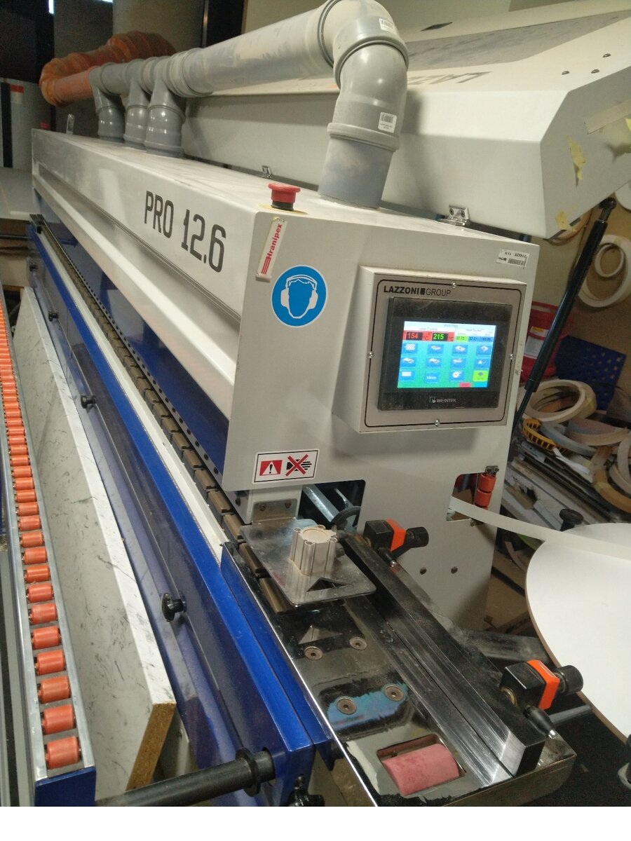 Plaqueuse de chants bilatérale LAZZONI GROUP PRO 12.6.