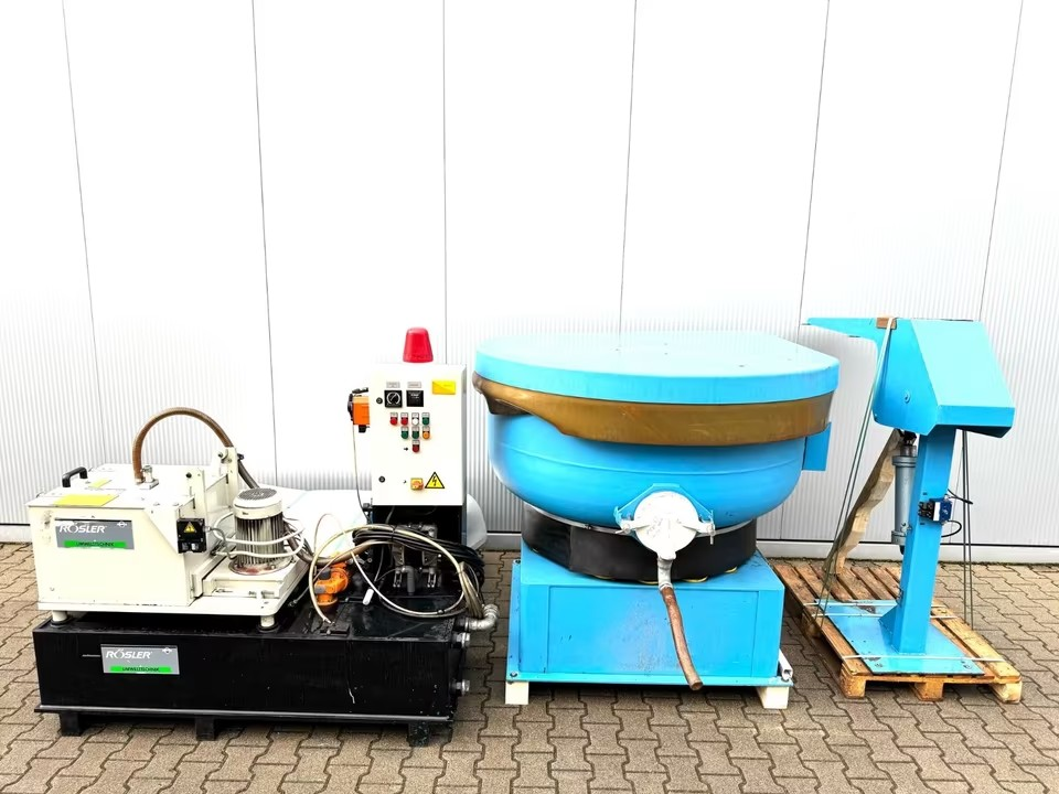 Walther CN - 550 -PN machine à bande abrasive et centrifugeuse Rösler Z300 Turbo Floc