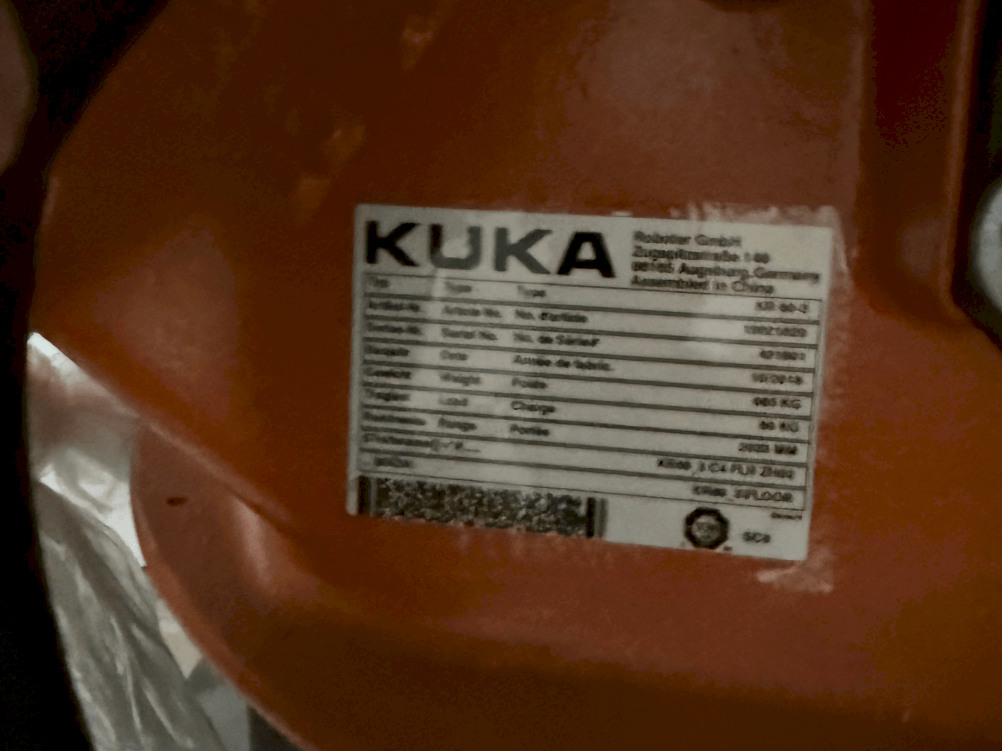 Robot industriel KUKA KR16-2