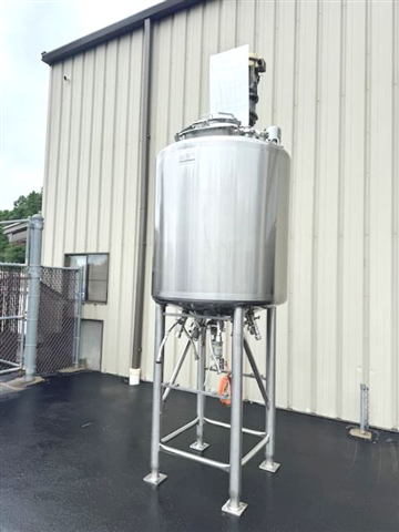 Machine pharmaceutique / chimique Feldmeier 250 Gallon Stainless Steel Mixing Tanks