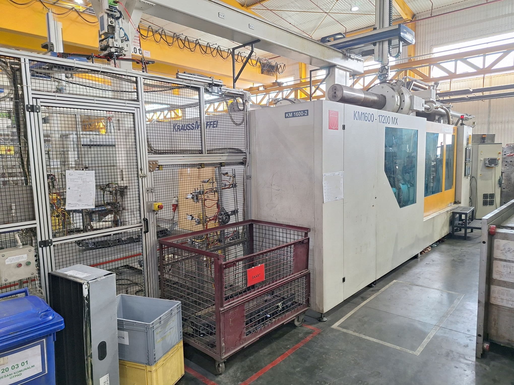 Presse à injecter Krauss Maffei KM 1600-17200 MX