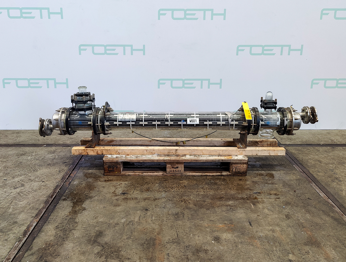 QVF Glasstechnik ROB32/150/SH/3/SIC - 3,2 m² - Échangeur de température tubulaire