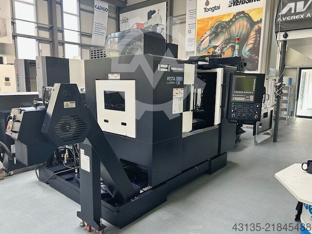 Vertical machining center HWACHEON VESTA-1000+ mit Palettenwechsler