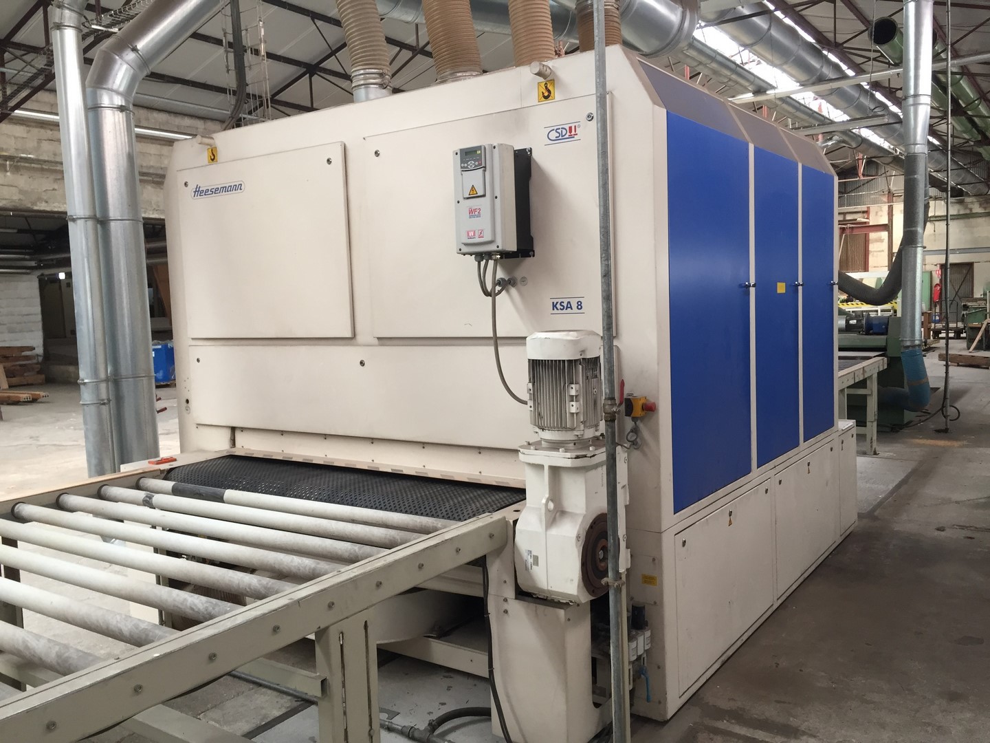 Ponceuse calibreuse large bande HEESEMANN KSA8