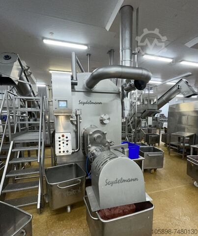 Meat processing machine Packo Rotary drum IQF freezer