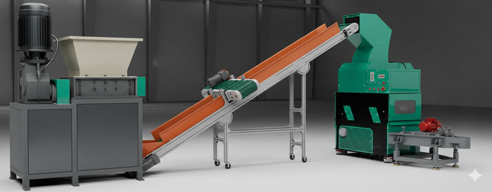 Ligne de production complète Pol-Service wt300 pk100