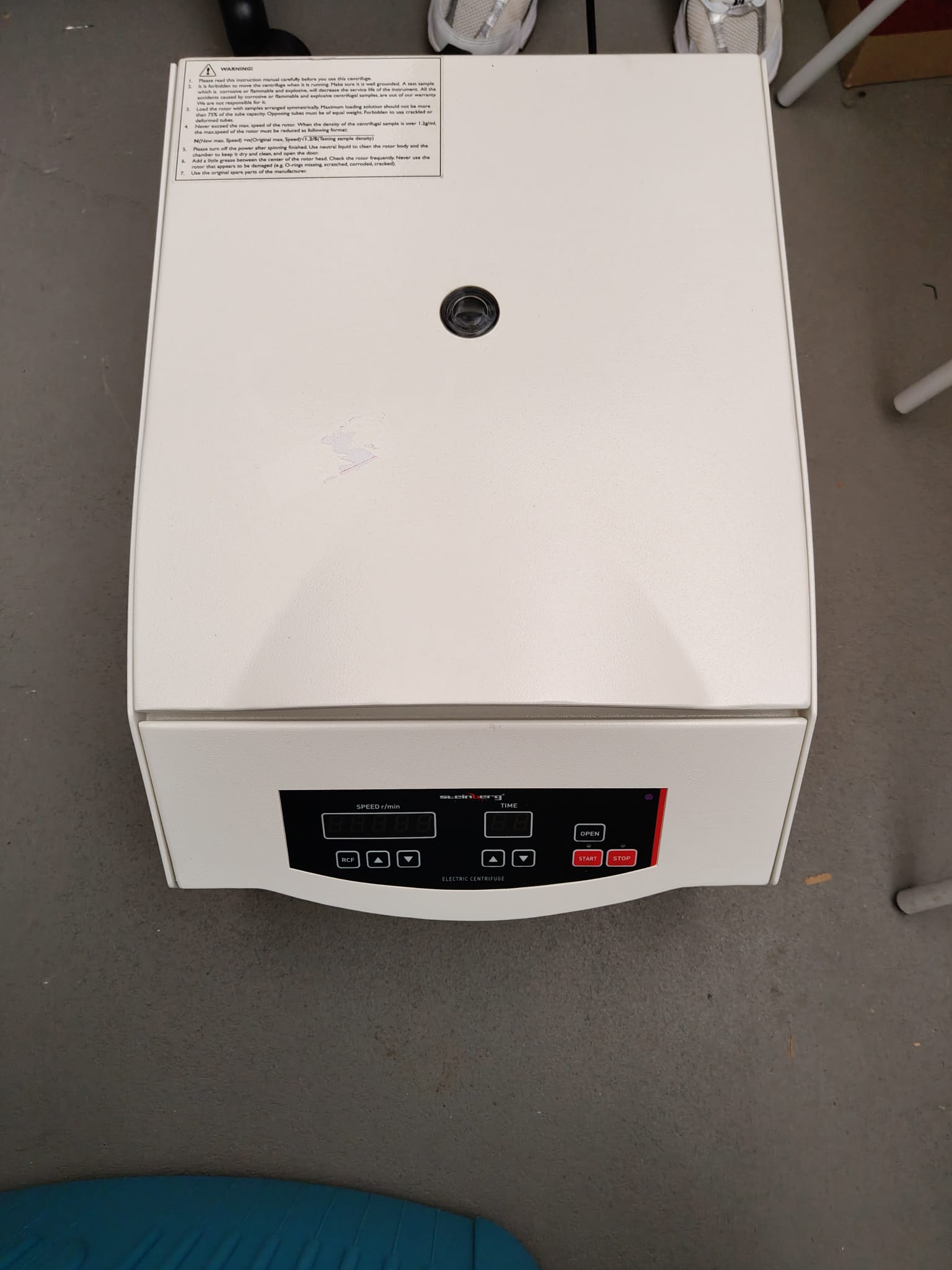 Centrifugeuse de laboratoire Steinberg Systems SBS-LZ-3000SLS