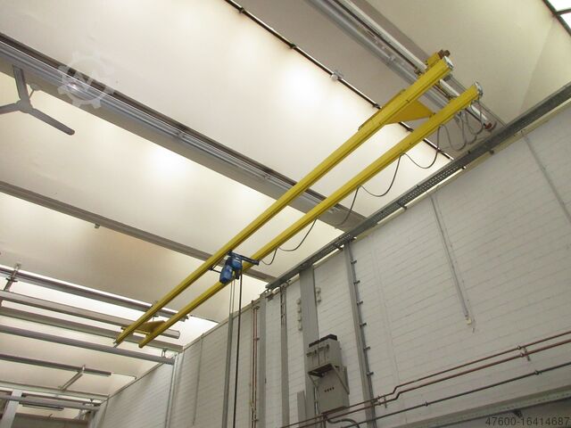 Crane sky Crane overhead crane Crane runway Demag Kranbahn KBK2 500KG 10x9m Zubehör Demag KBK 2 II KBK2 500Kg + Kettenzug