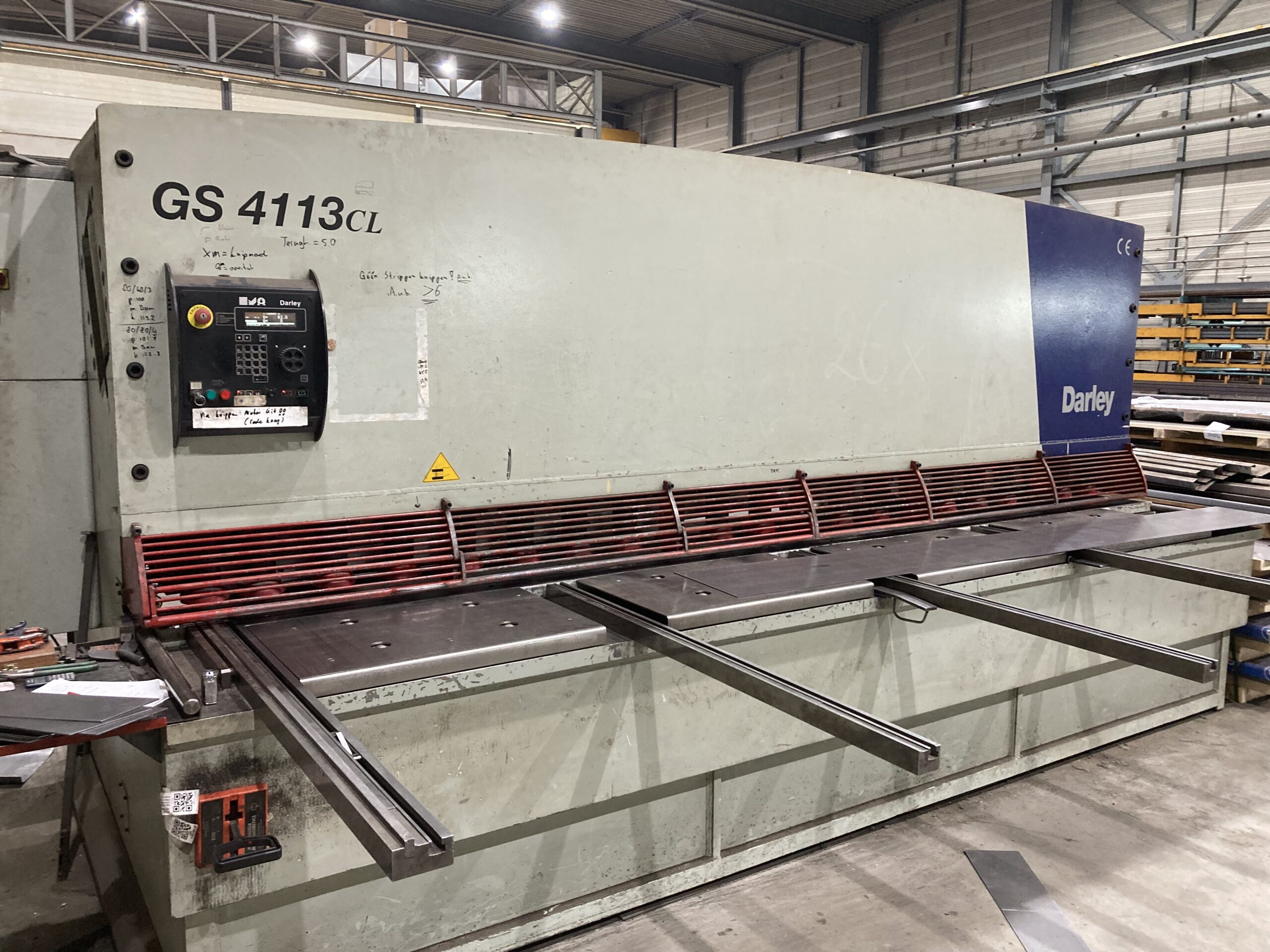 Cisaille guillotine hydraulique Darley GS 4113 CL