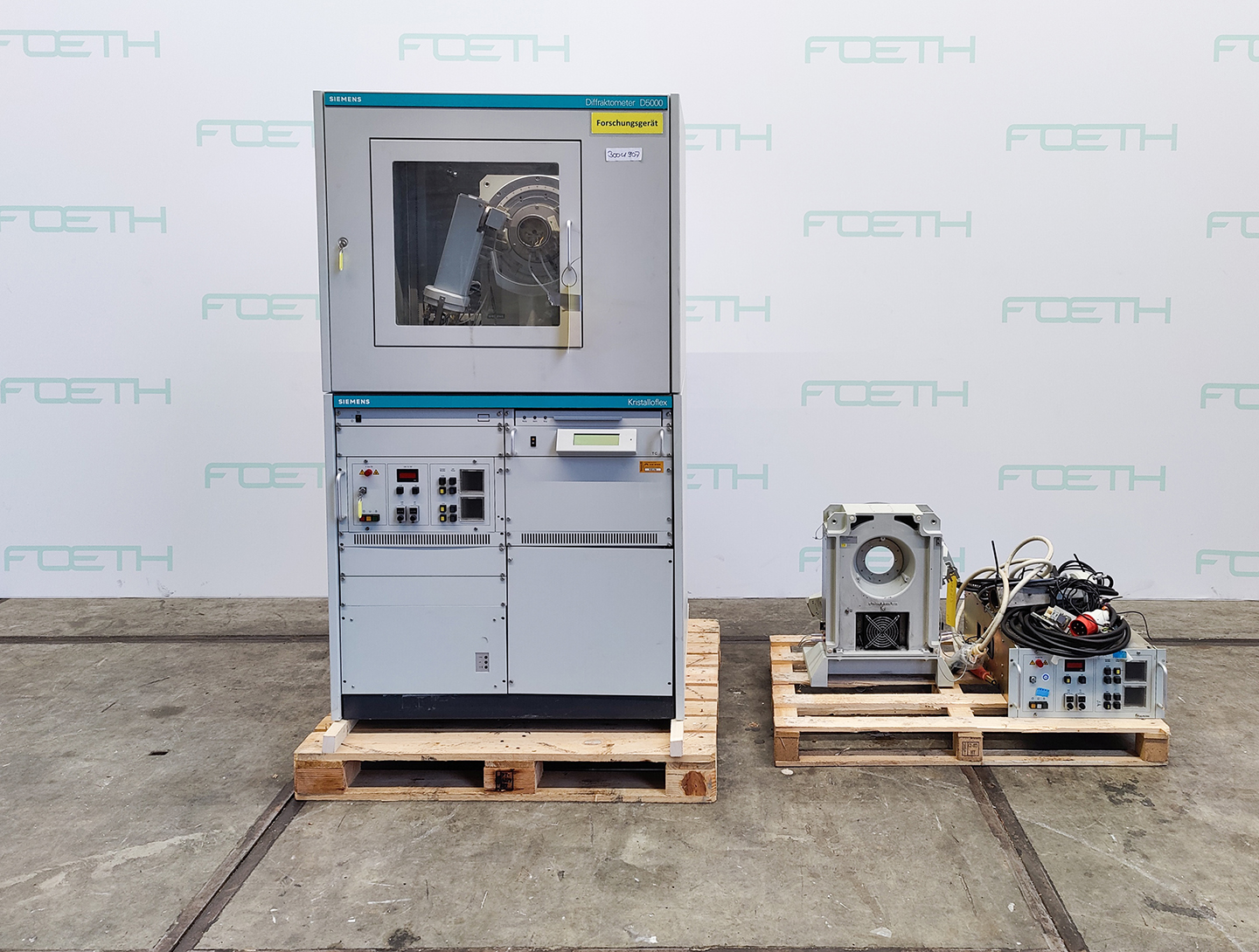 Siemens - Elmo Diffraktometer 5000 /Kristalloflex - Contrôle qualité
