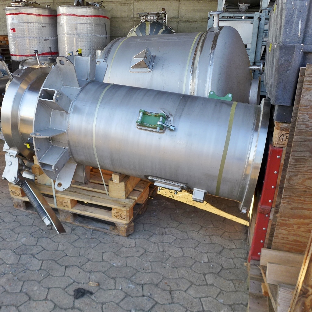 Siegfried Kempe GmbH colonne de chromatographie de 712 litres +25 bars en V4A avec verrou de sécurité rapide