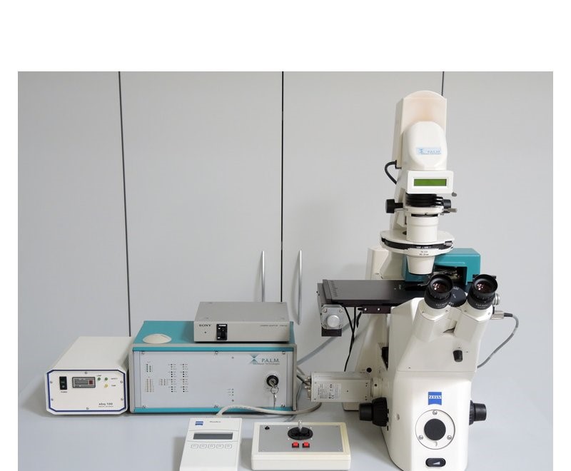 Microscope Zeiss Axiovert 200M PALM MicroBeam System Laser Mikrodissektion