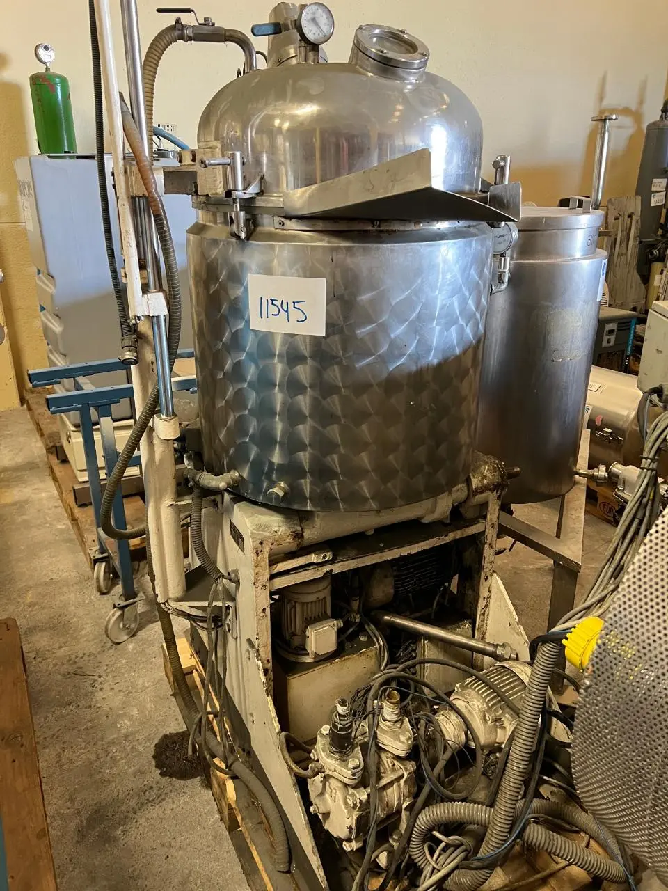 RÉACTEUR EN ACIER INOXYDABLE TURU GRAU BPV-125 125 LITRES