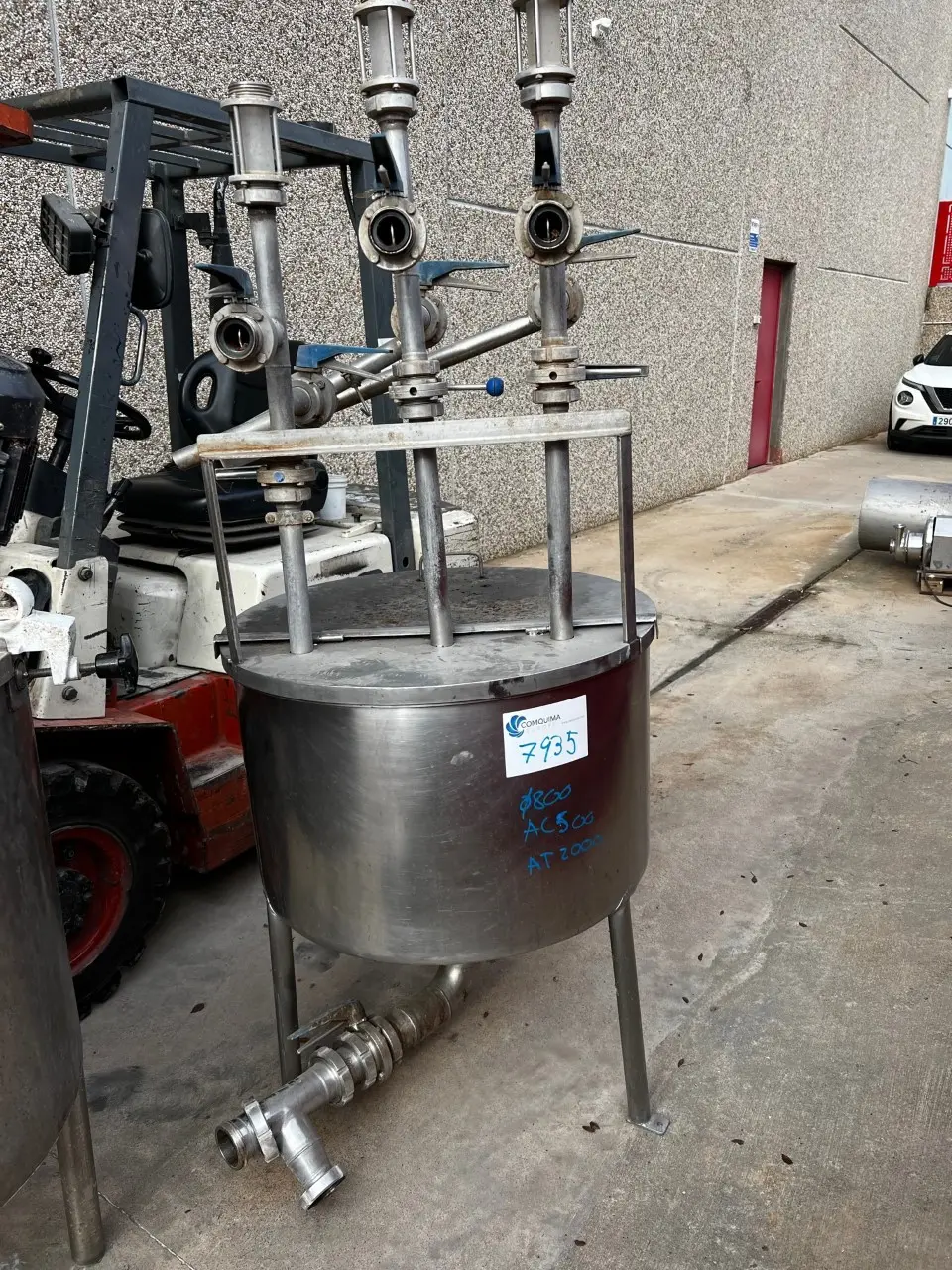 CUVE INOX 250 LITRES USAGÉ