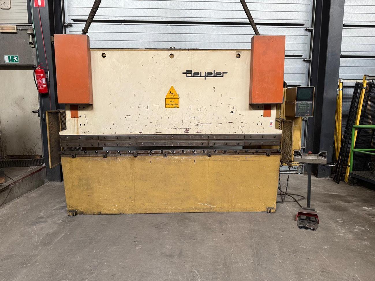 Presse plieuse Beyeler RH 100 ton x 3100 mm