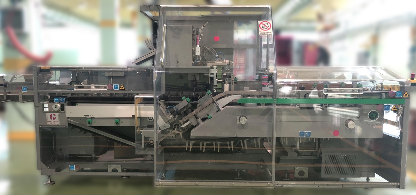 Marchesini MA255 - Cartonneuse à mouvement continu pour tubes