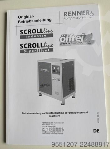 Piston compressor Renner SLDK-S 5,5