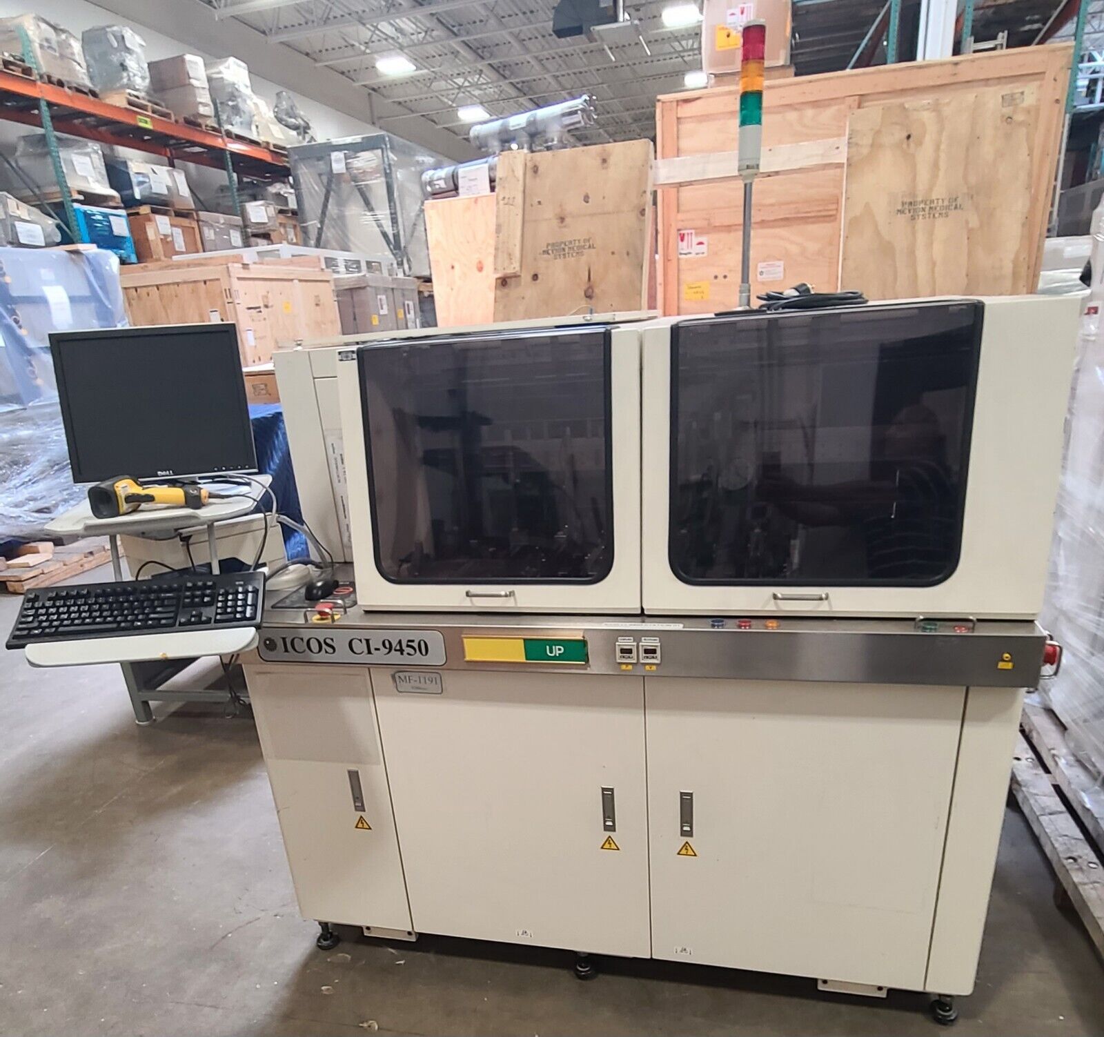 KLA ICOS CI-9450 Component Device Inspection Test ATE Ci-9X50 Mask QFP BGA Tray