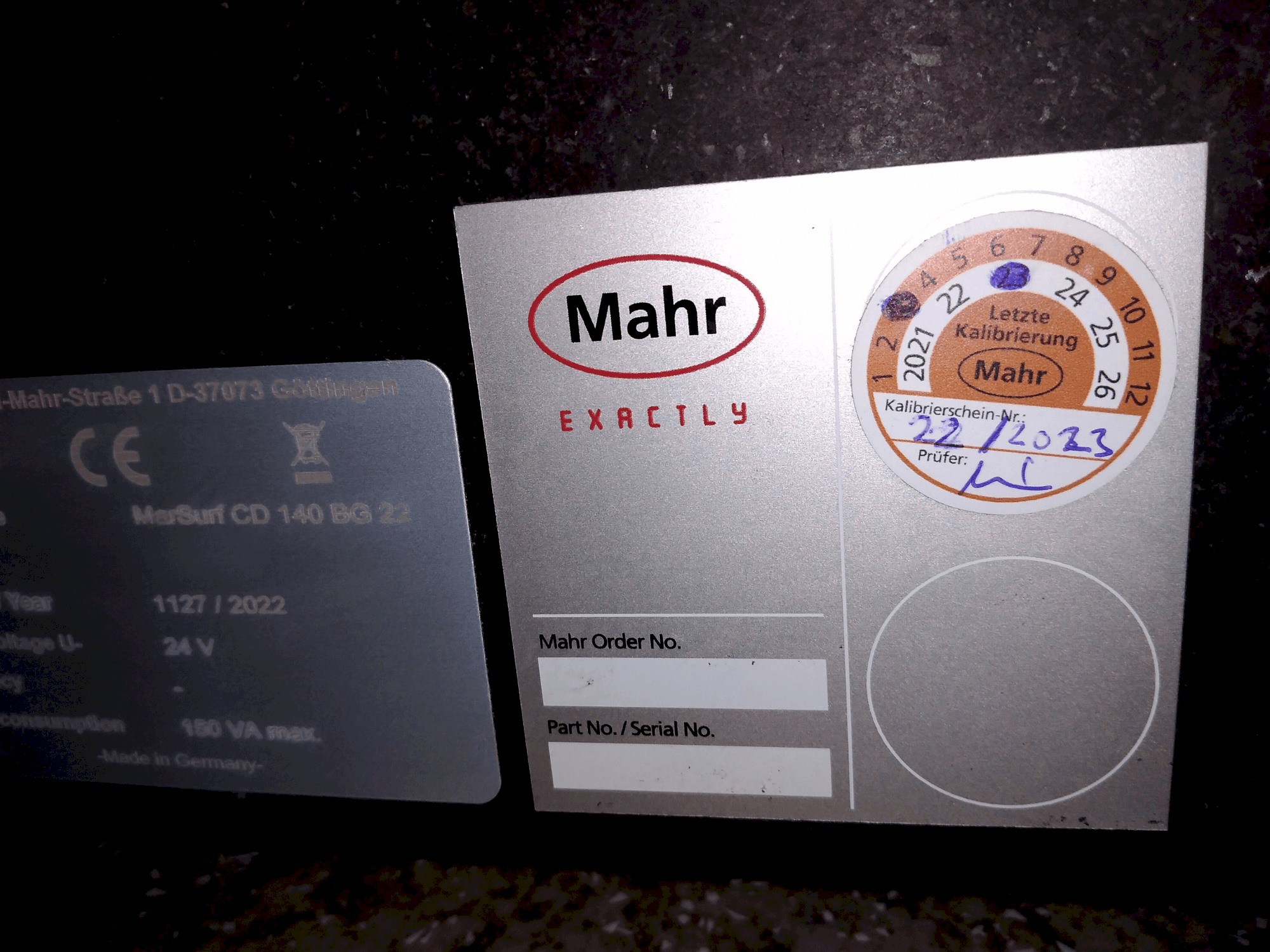 Machine à mesurer les coordonnées à 3 axes MAHR MarSurf CD 140