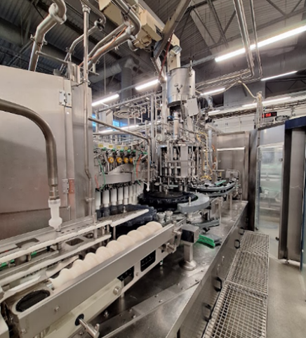 Machine de remplissage de bouteilles en verre isobarométrique Krones Mecafill VK2V K126-308