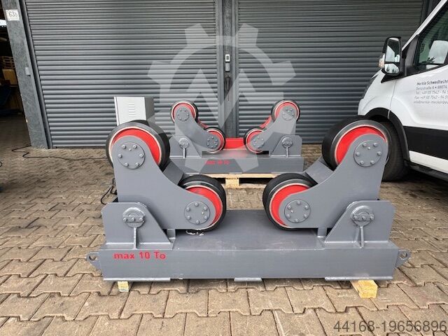 Welding turntable, container turning device Protec 10 Tonnen RB 10 000 Rollenbock