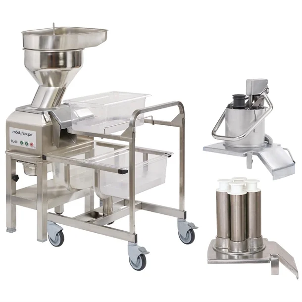 Machine de découpe, lavage et blanchiment de fruits et légumes Robot coupe CL60