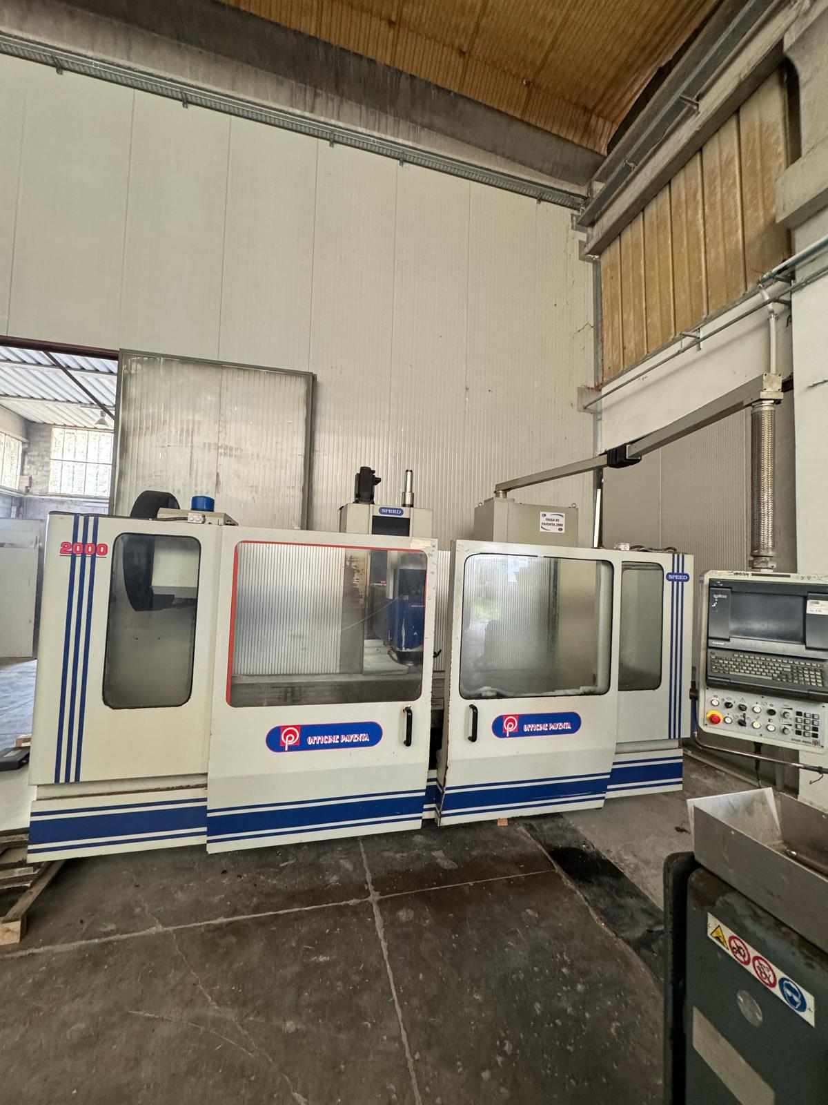 Fraiseuse cnc à banc fixe OFFICINE PAVENTA SPEED 2000