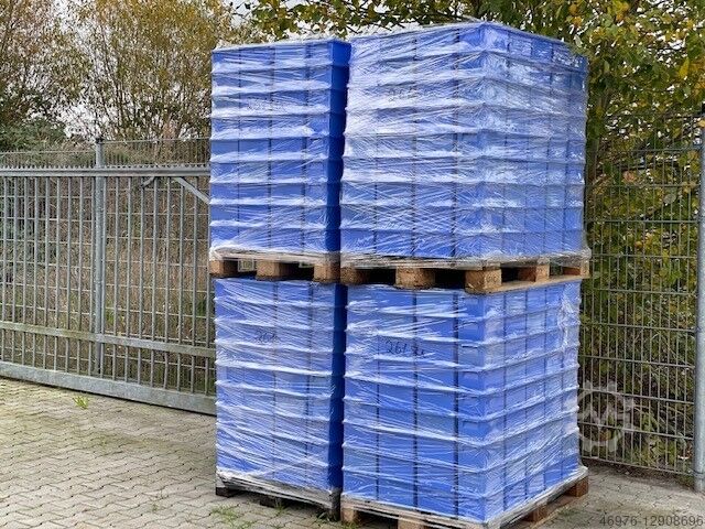 Stacking transport box stacking box crate SSI Schäfer Typ: 14/6-4 /1044 Stück/blau Außenabm.: 210 x 150 x 123 mm (BxTxH)